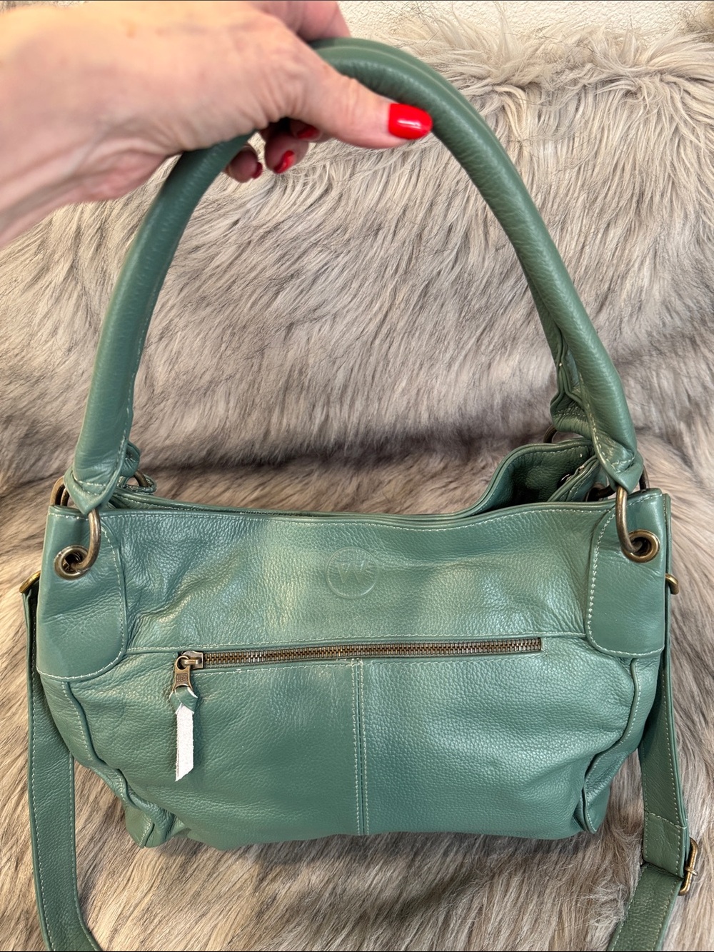 Wanderers Travel Co. Women’s Leather Hobo Bag - Classic Everyday Handbag